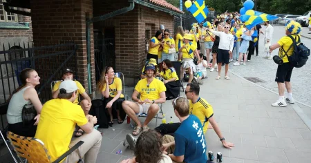 Här laddar fansen för fullt: ”Varit här i flera timmar”