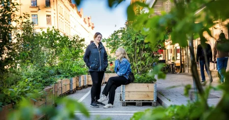 De undersöker om minipark vid Fridhemsplan kan minska hjärnstress