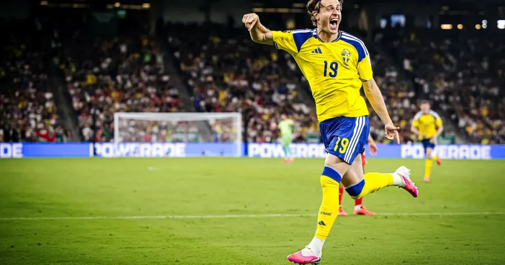 Svanbergs mål näst snabbast av en inhoppare i VM-historien