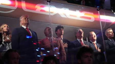 Donald Trump buad ut på NBA Finals-match i Madison Square Garden