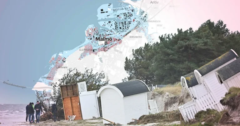 Karta: Riskerar ditt hus att översvämmas av havet?
