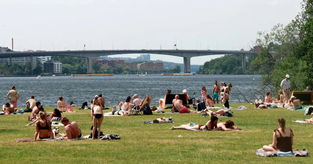 Upp till 35 grader – när värmen når Sverige