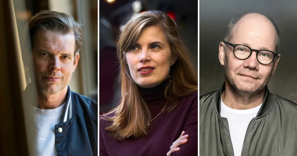 Alex Schulman och Lydia Sandgren i DN-kväll om demokratin