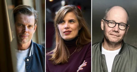 Alex Schulman och Lydia Sandgren i DN-kväll om demokratin