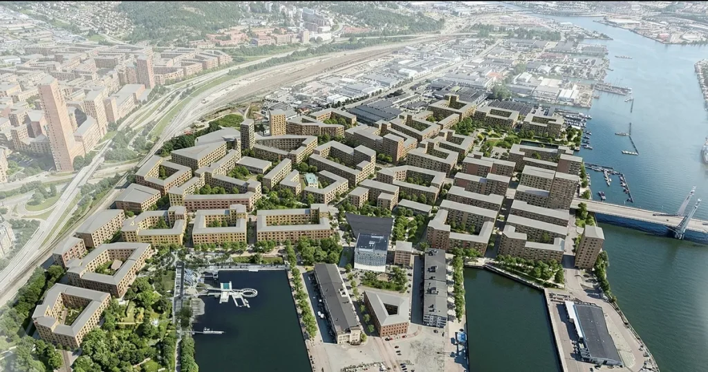 Nya planen: Bostäder för 10 000 vid vattnet och nästan bilfritt