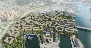 Nya planen: Bostäder för 10 000 vid vattnet och nästan bilfritt