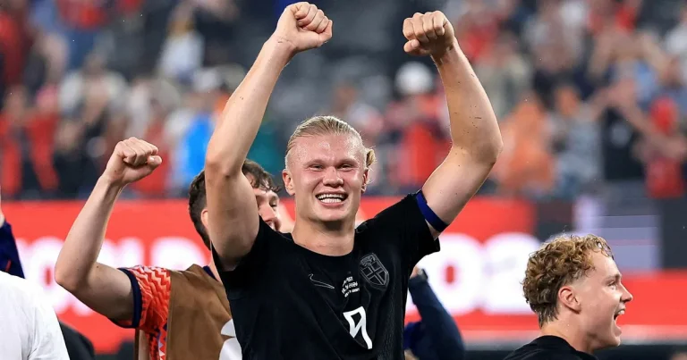 Haaland rodde hem en historisk seger för Norge