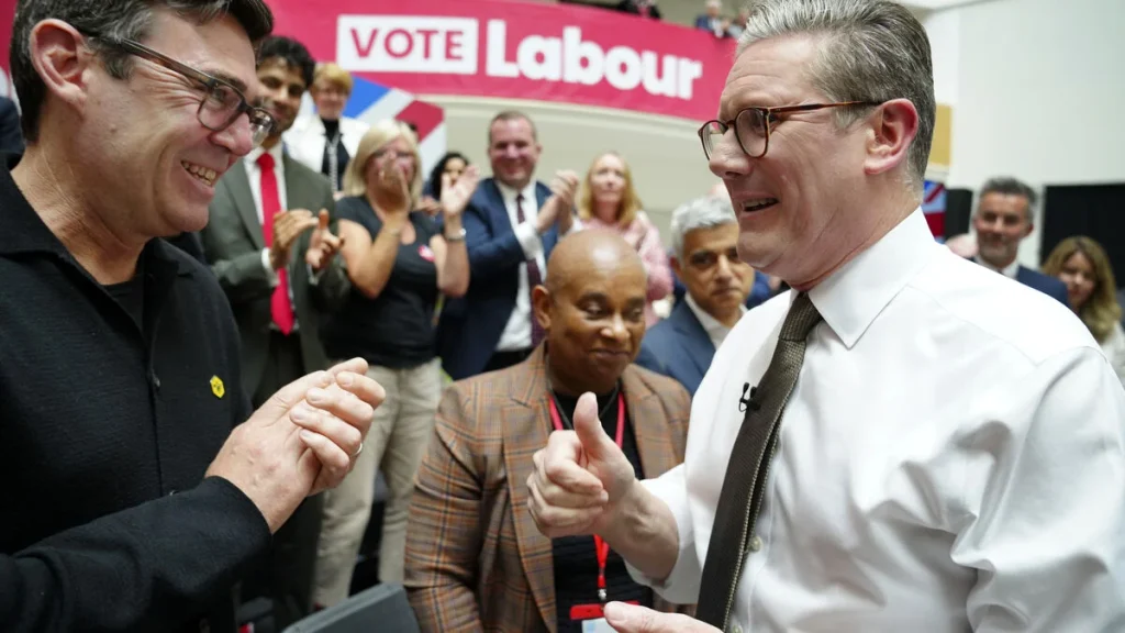 Källor: Starmer i frostig tillställning med trolige efterträdaren Andy Burnham