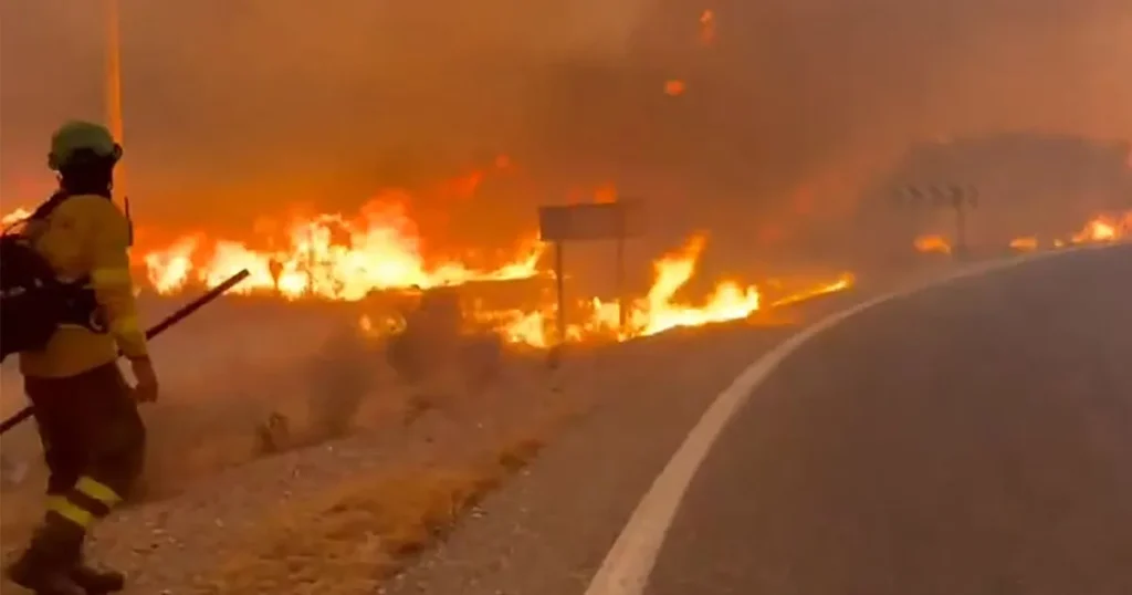 Minst elva döda i skogsbränder i Spanien