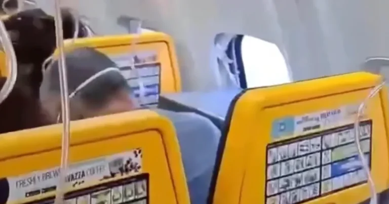 Man var nära att sugas ut ur Ryanair-plan