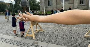 Konstverk vandaliserade under Open art i Örebro