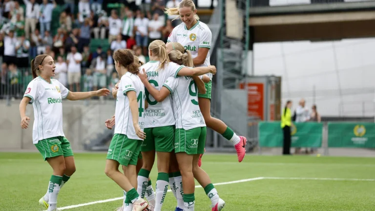 Hammarby krossade Växjö 5-0 efter blixtstart i damallsvenskan