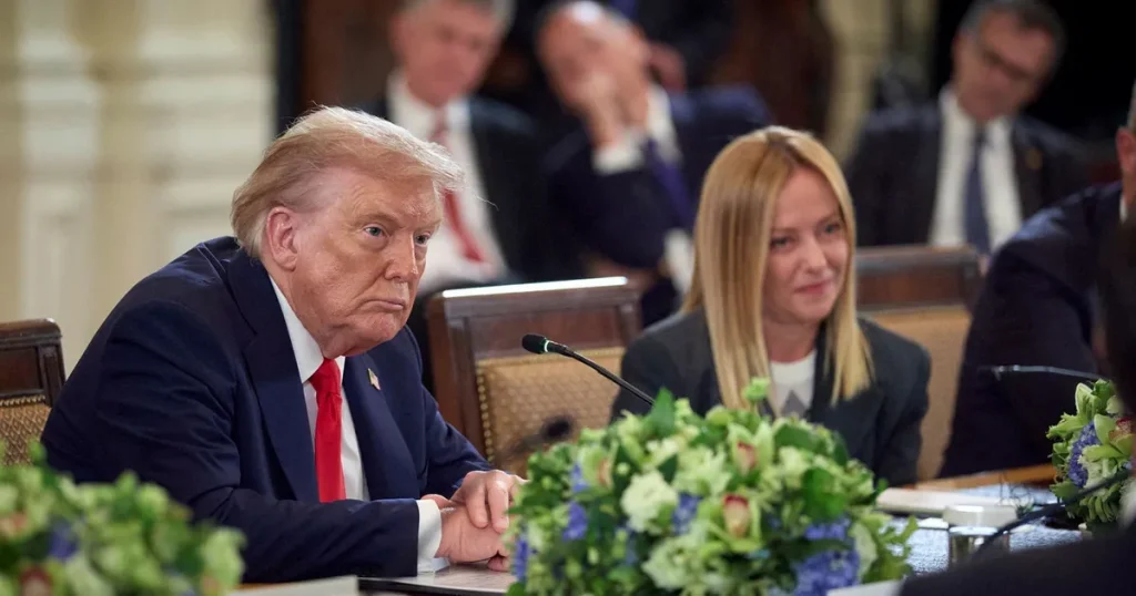 Trumps nya hån mot Meloni: ”Besöksförbud behövs”