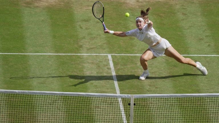 Muchová når Wimbledon-finalen efter rysare mot Gauff: Jag vet inte vad jag ska säga