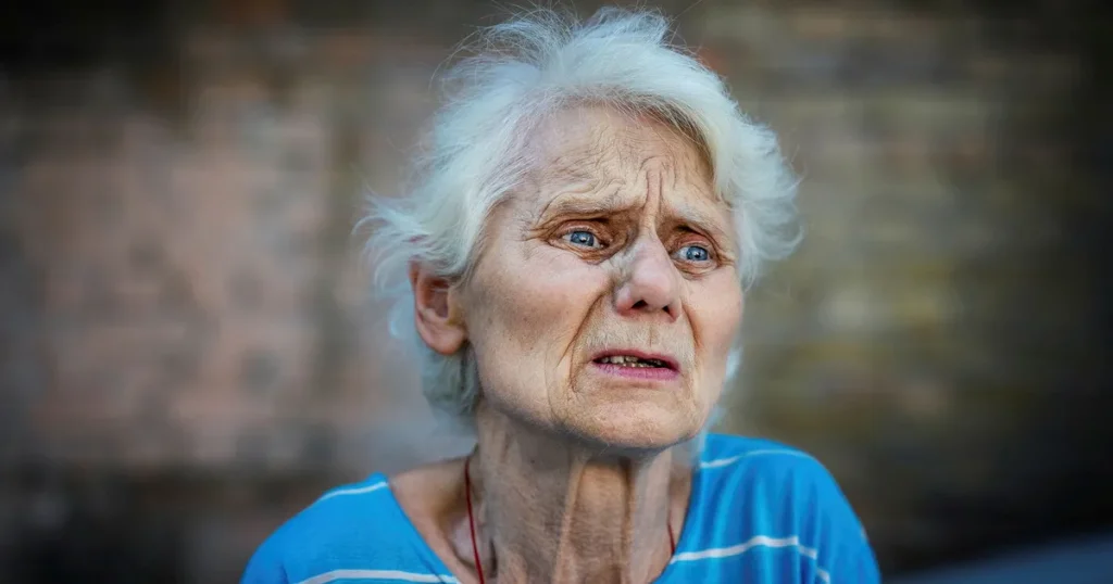 ”Jag gick ut på gården och insåg att vår byggnad blivit träffad”