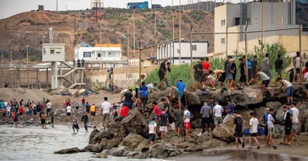 Spanien anklagas för att ha skapat kaoset i Ceuta