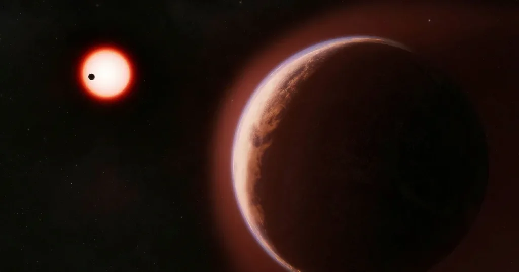 Första jordlika planeten med atmosfär – rätt förhållanden för liv