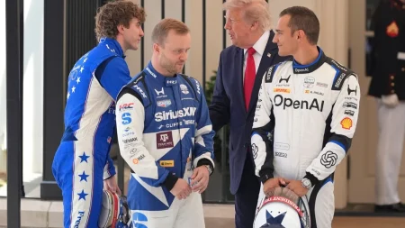 Felix Rosenqvist träffar Trump på Vita huset inför IndyCar-loppet i Washington