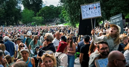 Tiotusentals demonstrerar för klimatet: ”Härligt att inte vara ensam”