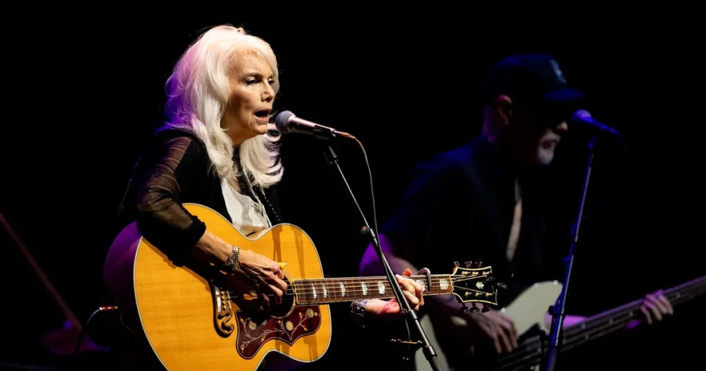 Emmylou bjuder på en typisk gungtur med amerikansk folktradition