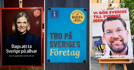 Professorn: ”Nationalism light” temat på årets valaffischer