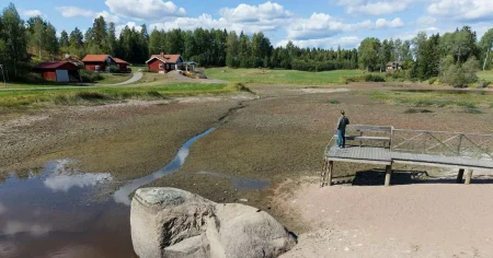 Flera vattendrag torkar ut: ”Ser riktigt risigt ut”