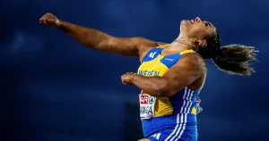 Historiskt EM-brons till Vanessa Kamga