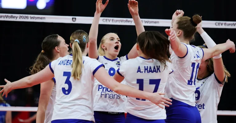 Dramatik när volleybolldamerna tog andra i EM-segern
