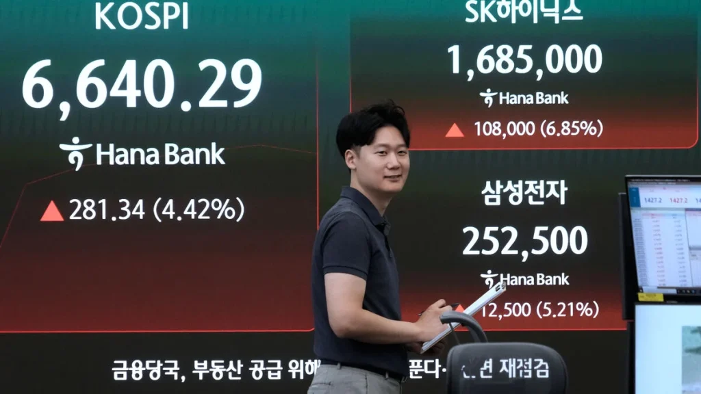 Asiens aktiemarknader stiger när Sydkoreas Kospi hoppar 3,7%