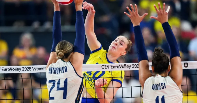 Sverige skakade Italien – men bara i ett set