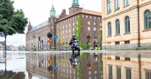 Områden i Stockholm som riskerar översvämning