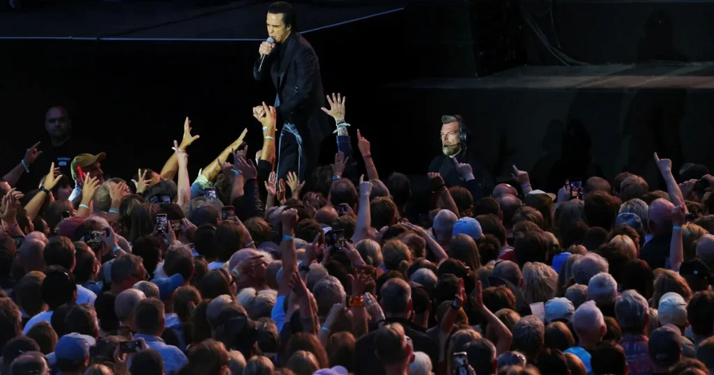 En omskakande och fulländad stund med Nick Cave