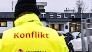 IF Metall sätter Tesla-mekaniker på strejk igen vid svenska verkstäder