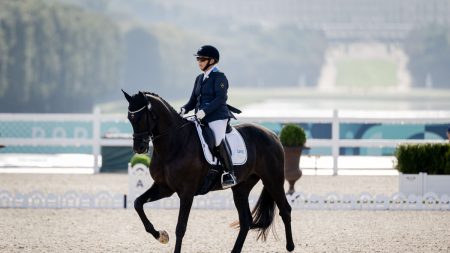 Louise Etzner Jakobssons häst skadad, tvingar teamet att lämna världsmästerskapen i paradressyr