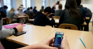 Skola vädjar till föräldrar: Låt mobilerna stanna hemma