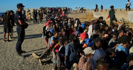 Migrationsvågen på Ceuta – detta har hänt