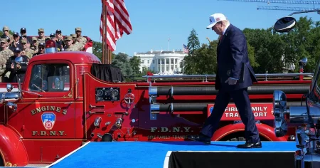 Trump om sin roll 11 september: ”Jag fick bäras i väg av brandmän”
