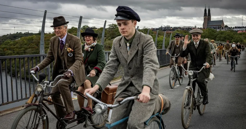 Bildspel: Cykelklassiker hyllar tweed och elegans