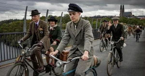 Bildspel: Cykelklassiker hyllar tweed och elegans