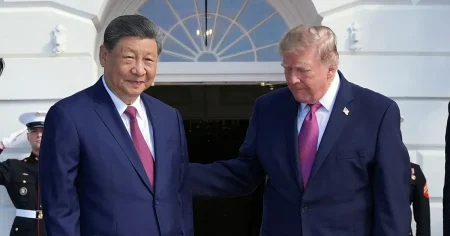 Xi anlände till Vita huset med pandadiplomati
