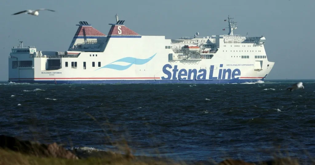 Stena Line utrymd – fyra personer till sjukhus