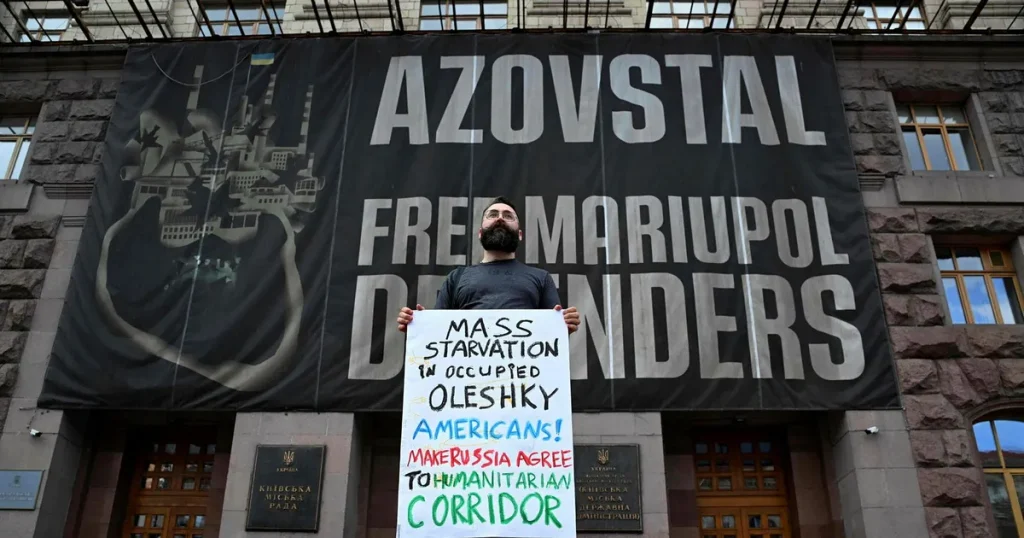 Invånare i ryskockuperad stad: Äter ogräs för att överleva