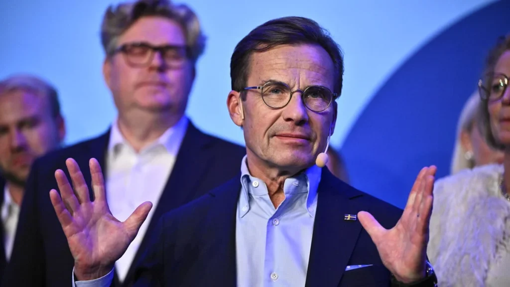 Här är titeln omskriven till svenska:
”Låst läge efter valskocken – Sverige försöker undvika nyval”
(Alternativt: ”Låst efter valskocken – Sverige vill undvika nyval”)
