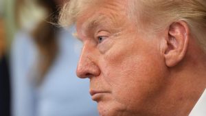 Trump försvarar oligarkfinansierat bröllop för sonen Donald Trump Jr. och Bettina Anderson som ”mycket vanligt”
