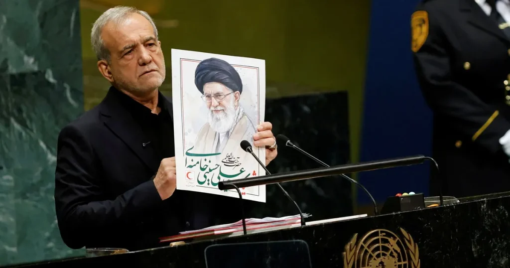 Irans president kom, sågs och talade i fiendeland