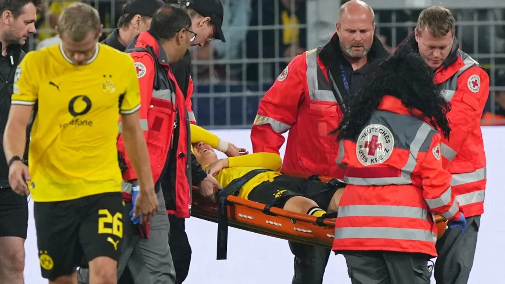 Karetsas tillbaka i träning en vecka efter kollapsen i Champions League-debuten