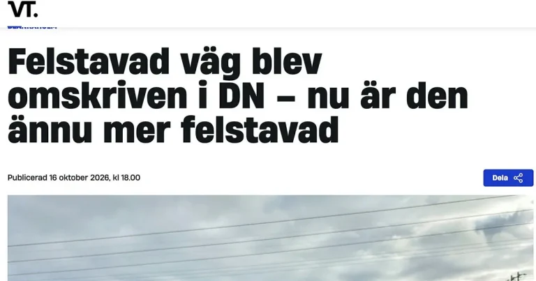 Jessica: Min nya hjälte gick lös på vägskylten