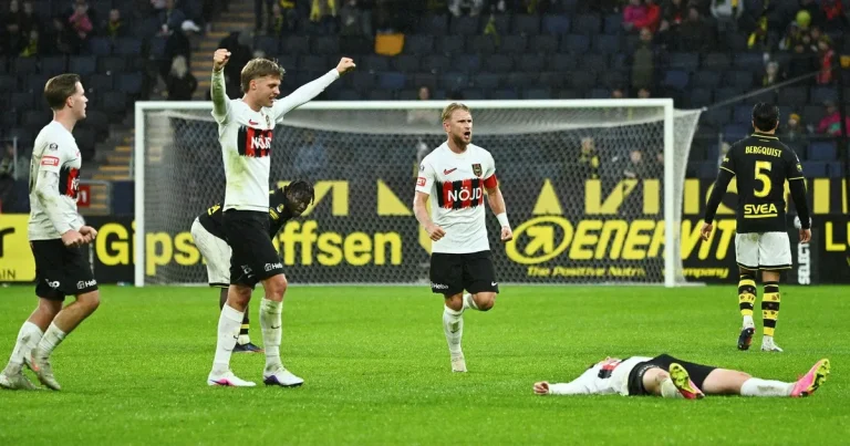 Elva mål i andra halvlek när BP slog AIK