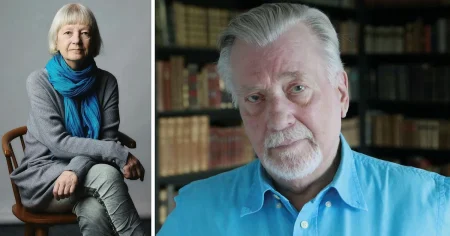 Melankoliskt porträtt av en gränslös författare och far