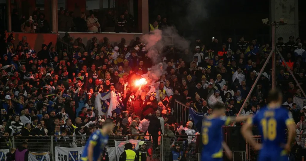 Landslaget förbereder sig på ”fientlig stämning” i Bosnien-Hercegovina